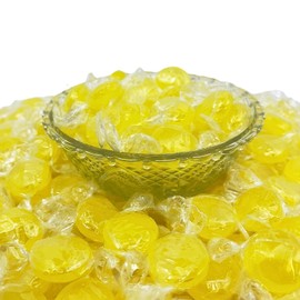 Sugar Free Lemon Drops Hard Candy - 1LB, Individually Wrapped in Resealable Bag16 Oz