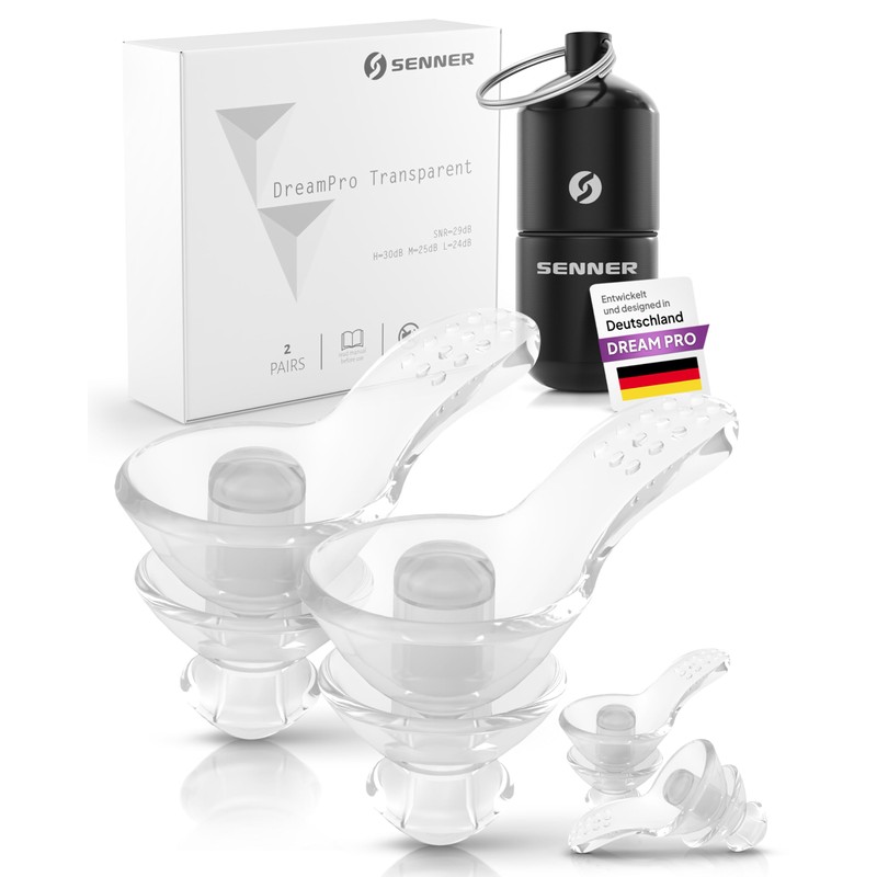 Senner SleepPro Ear Protection Ear Plugs for Sleep and against