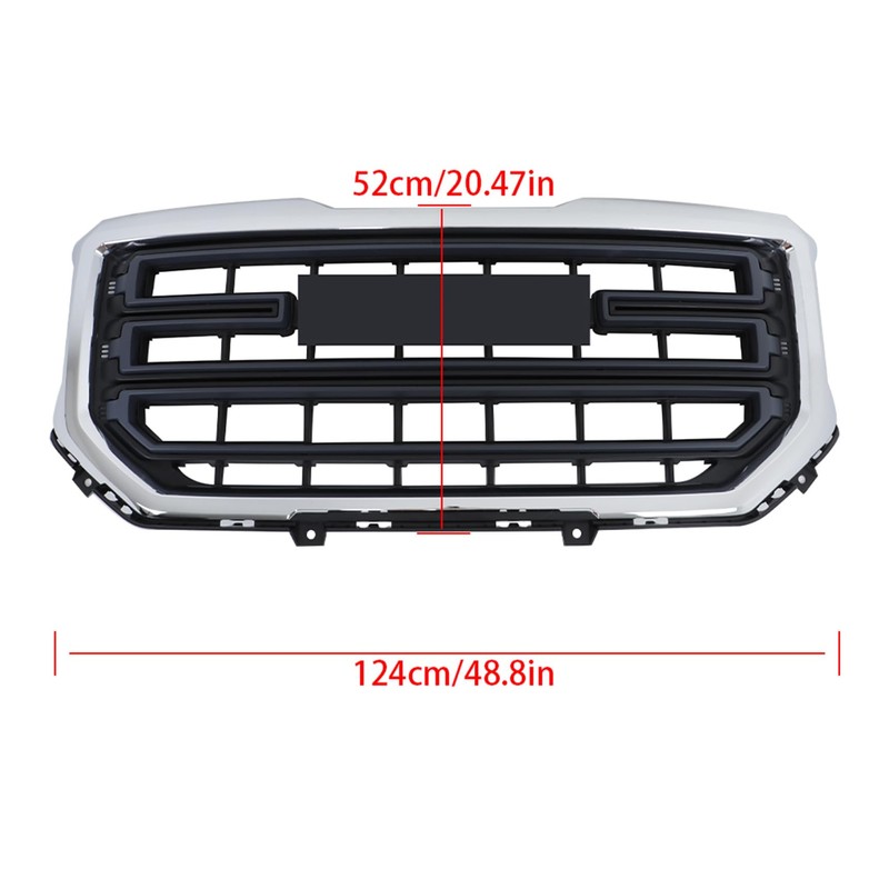 RainMan S Grille Replacement for Sierra 1500 2016 2017 2018
