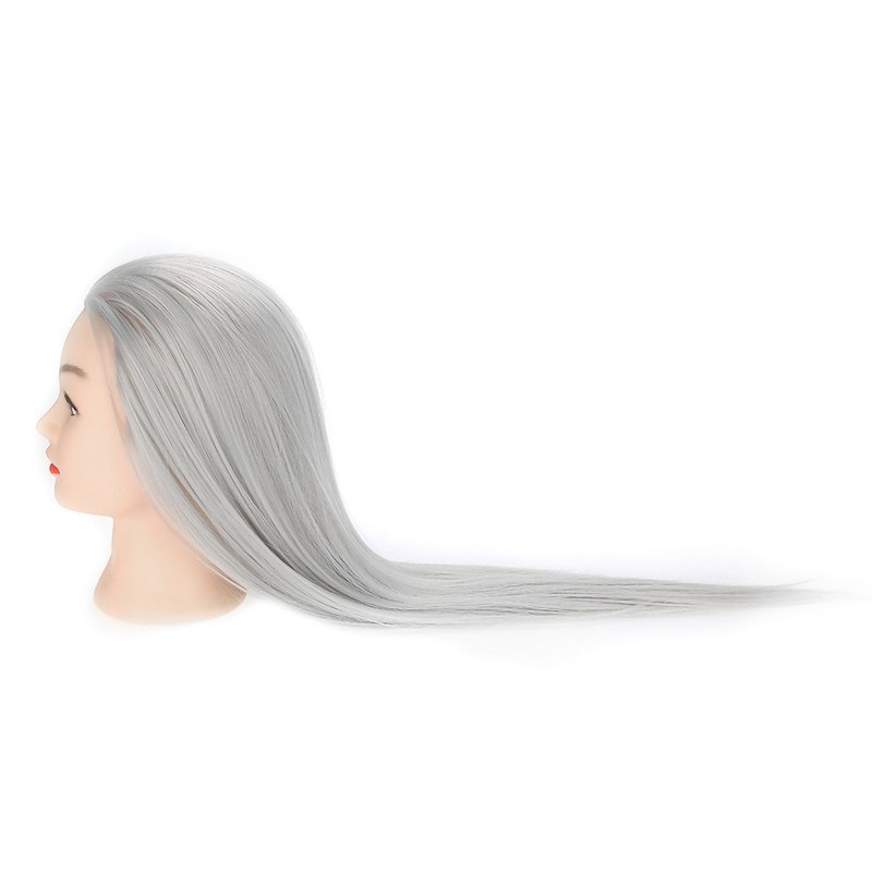 2 Colors Practice Head Mannequin Dolls Hair Salon Cosmetology Hairdressing