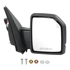 JDMSPEED Right Passenger Side View Mirror Compatible with 2015-2020 Ford F150 with Power Glass Heated Puddle Lights Clearnce Lamp Blind Spot Detection Manual Folding