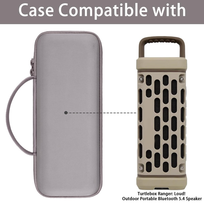 Flaxune Hard Storage Case for Turtlebox Ranger Bluetooth 5.4 Speaker