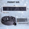 anguadar 10FT Heated RV Sewer Hose Sleeve,Insulated Waterproof Heated Sewer