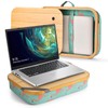 Mayjoy Bamboo Lap Desk with Storage, Cover Removable Lap Desk