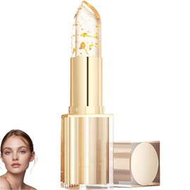 TROMED Color Changing Lipstick,2025 New Gold Crystal Ph Lipstick Color Changing,Long Lasting 24 Hours Moisturizing Glossy Shine Lip Gloss for Women (1pcs)