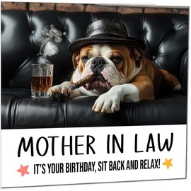 Mother in Law Birthday Card - Humour Eco Friendly Funny Birthday Cards for Mother in Law