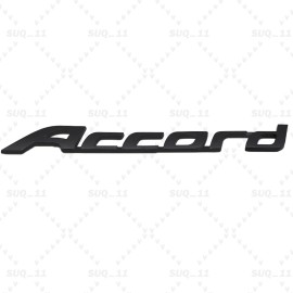 For Honda 3D Matte Black Liftgate Sticker Decal For H+ " Accord "Letter 08-17 Emblem Badge