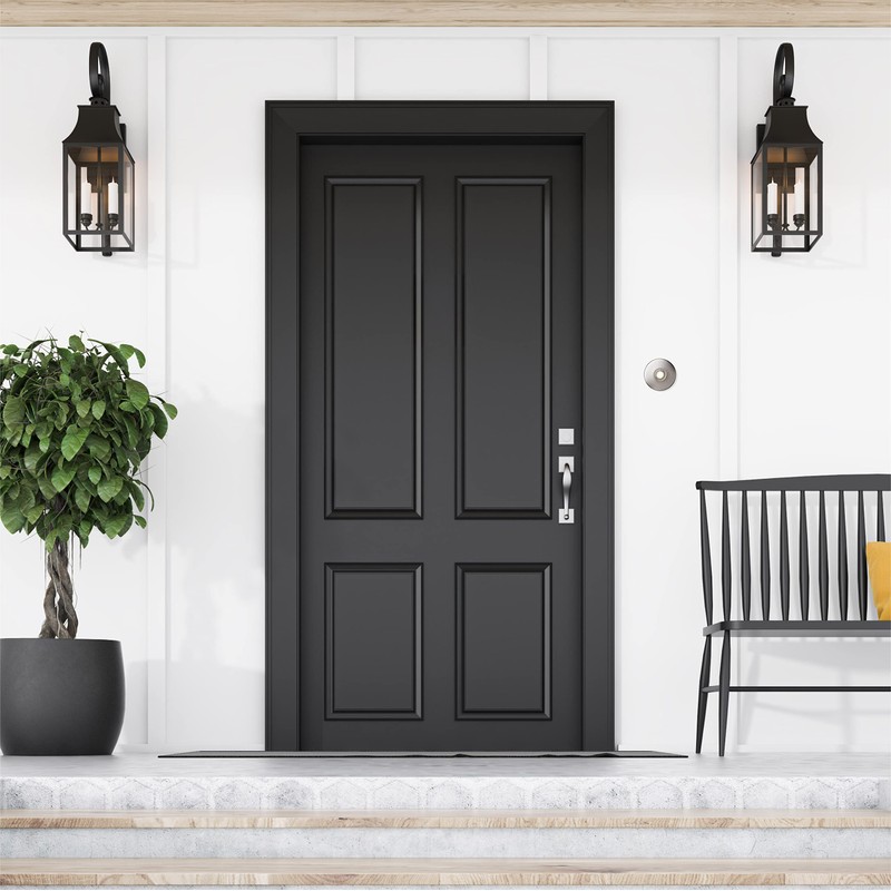 Newhouse Hardware SN5WL Lighted Doorbell Button, 1-Pack, Satin Nickel