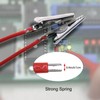 Pack of 30 Alligator Clips with Cable, Test Leads with