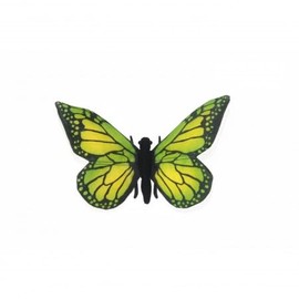 Green Butterfly Soft Toy by Hansa. 14cm 7102
