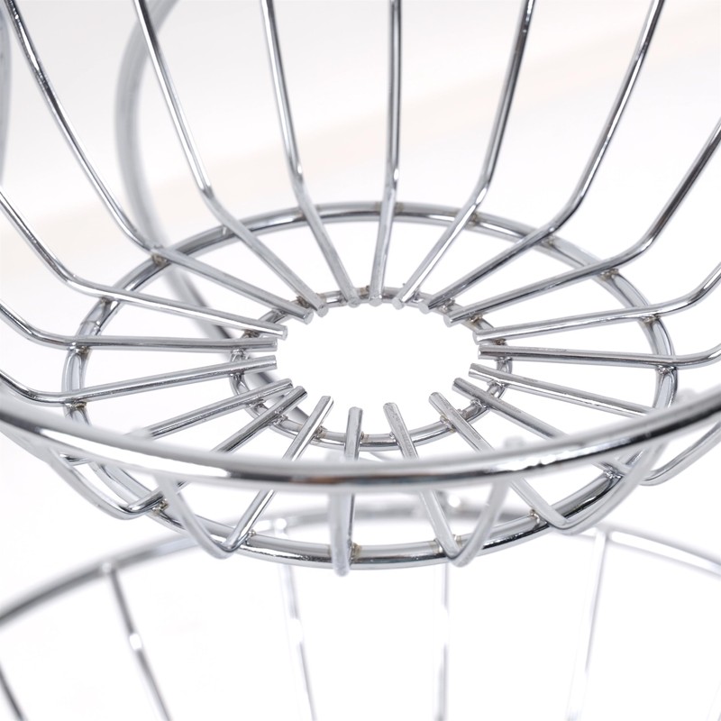 DESIGN DELIGHTS Fruit Stand Stage, 24 cm, Iron, Two-Tier Metal