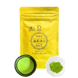 Shunpo Tea Garden, Carefully Selected Organic Matcha, Cold Brew [Special Kagoshima Organic Matcha "Droplets of Green Tea" 1.1 oz (30 g), Powder (Delicious for Lattes and Confectionery) matcha Powder