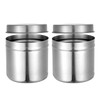 Unomor 2Pcs Stainless Steel Food Storage Containers with Airtight Lids