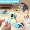 2Pack Remote Control Cat Toy,Interactive Cat Toy with 2-Speed Adjustment,