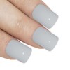False Nails Bling Art White Polished French Squoval 24 Fake