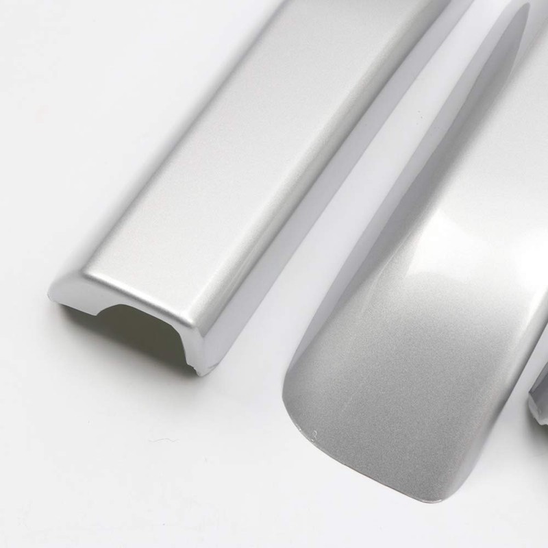 HIGH FLYING Silver Roof Rails Rack Leg Cover End Cap