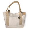 Pokiele Canvas Mini Tote Bag, Lightweight, Freestanding, Divider, For Work