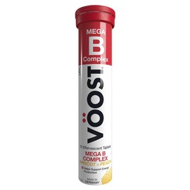 Voost Mega B Complex Effervescent Tab - Apricot + Peach X 20