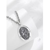 CELESTIA St Christopher Medal Necklace for Men Women Saint Christopher