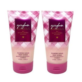 Bath and Body Work Gingham Gorgeous 2 Piece Body Scrub Gift Set Bundle - 8 oz / 226 g each