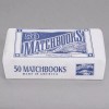 D.D Bean & Sons 50 Plain White Matches Matchbooks for