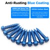 100PCS Concrete Screws Assortment Kit, 1/4" x1-1/4 Masonry Screws with