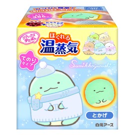Relax Yutapon Palm-sized Type Hakugen Earth Loosening Warm Steam Sumikko Gurashi Lizard Microwave 365 Uses Possible Hand Warming Reusable Hand Warmer Body Warmer Red Beans