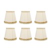 6Pcs Small Lamp Shades Safe Soft Easy Installation Modern Light