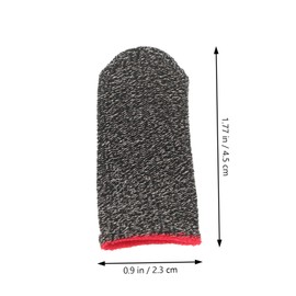 LIFKOME 10pcs Sweat Gaming Finger Sleeves Breathable Touch Screen Covers for Mobile Gaming Durable and Reusable Thumb Sleeves to Game Performance and Reduce Operational Errors