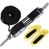 XSTRAP Heavy-Duty 4,000 LB Breaking Strength 65 FT Rope Hoist with 2PK 8 FT Lift Sling (Black)