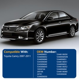 53540-06040-b Hood Strut Lift Support Compatible with Toyota Camry 2007-2011, Bonnet Shock Strut Replace OE# 5344006050 5344006060, Set of 2 by AUCLIDIS