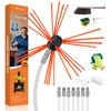 Bluesea 23 Feet Chimney Sweep Kit, Ergonomic Chimney Cleaning Kit,