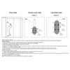 WellMade Thumb Gate Latch Heavy Duty,Self Locking Door Latches and