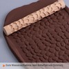 Quartzman 10 Pieces Wood Clay Roller Pattern Modelling 5.9 Inch