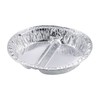 Captain Stag UG-1550 BBQ Dish Set, Disposable, Aluminum, Divided, Round