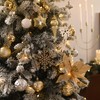 Valery Madelyn Christmas Tree Decorations 60pcs, Gold and Silver White