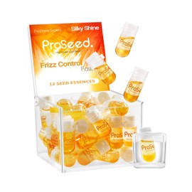 proseed Hair Serum for Frizzy, Damaged & Dry Hair - Dual-Use Hair Oil for Daily Smoothing & Hot Oil Treatment with Avocado, Moroccan, Jojoba & Coconut Oils - Vitamin C, E, B5 & Biotin - 40 Capsules