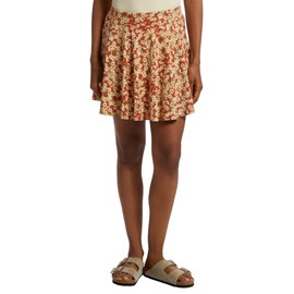 Toad&Co Womens Birdie Skort, Mango Daisy Field Print, Small