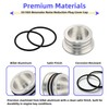 Turbo Resonator Delete Plug for 2004.5-2010 Duramax 6.6L LLY LBZ