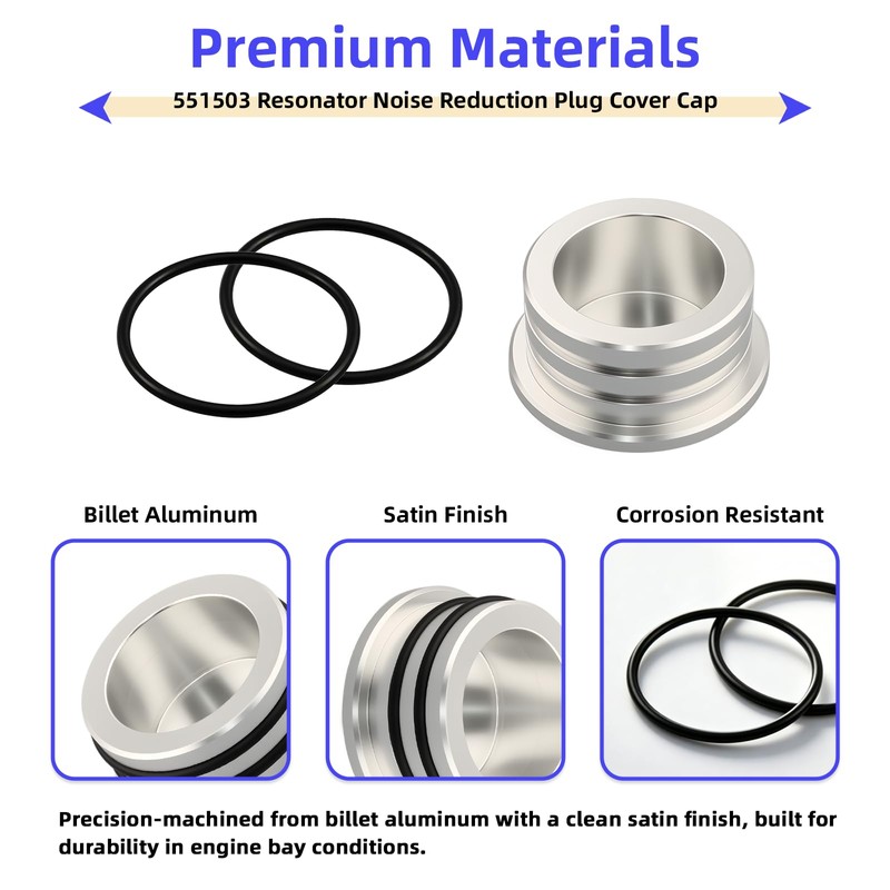 Turbo Resonator Delete Plug for 2004.5-2010 Duramax 6.6L LLY LBZ