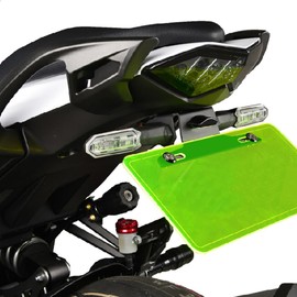 for Ninja 1100SX ninja1100sx ninja1000sx 2026 2025 2024 Model Accessories License Plate Frame Motorcycle Short Tail License Plate Bracket License Plate Frame Tail Organizer
