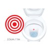 Bullseye Toilet Target Stickers Bulk Pack for Toilets and Urinals