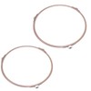 2 Pack 7 Inch Microwave Turntable Ring Microwave Roller Ring,