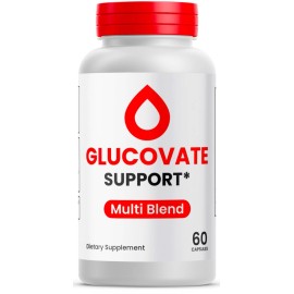 Glucovate Blood Support-Daily Balance and Overall Wellness - 60 Capsules 1 Pack