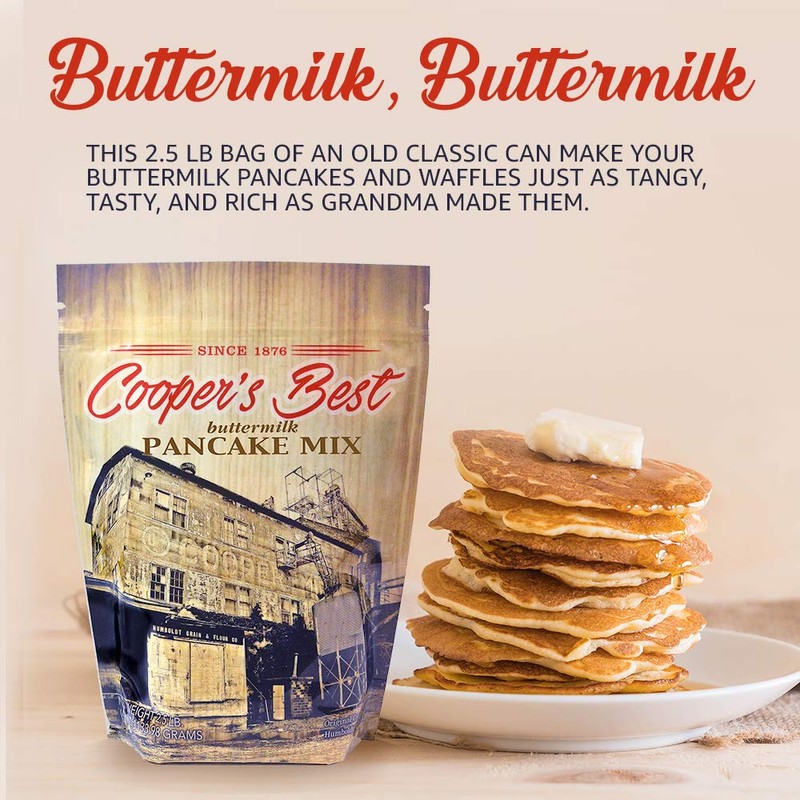 Cooper’s Best: Buttermilk Pancake and Waffle Mix (2.5 LB Bag)