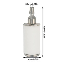 10 Stück Kraftstofffilter für Kettensägen, Rasentrimmer-Zubehör, Ersatzteile für Gartengeräte, Benzinfilter für gasbetriebene Motoren