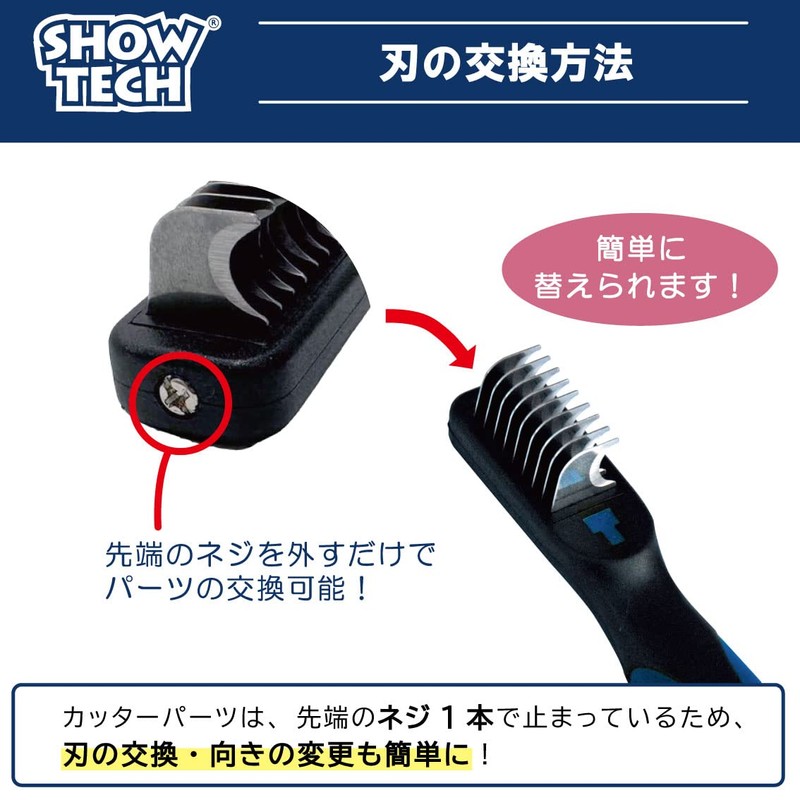 SHOWTECH Pill Cutter, 9 Blades, Grooming Tool, Pill Cut, Convenient