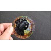 Gulf Coast Laser Graphics Black Russian Terrier Stained Glass Design