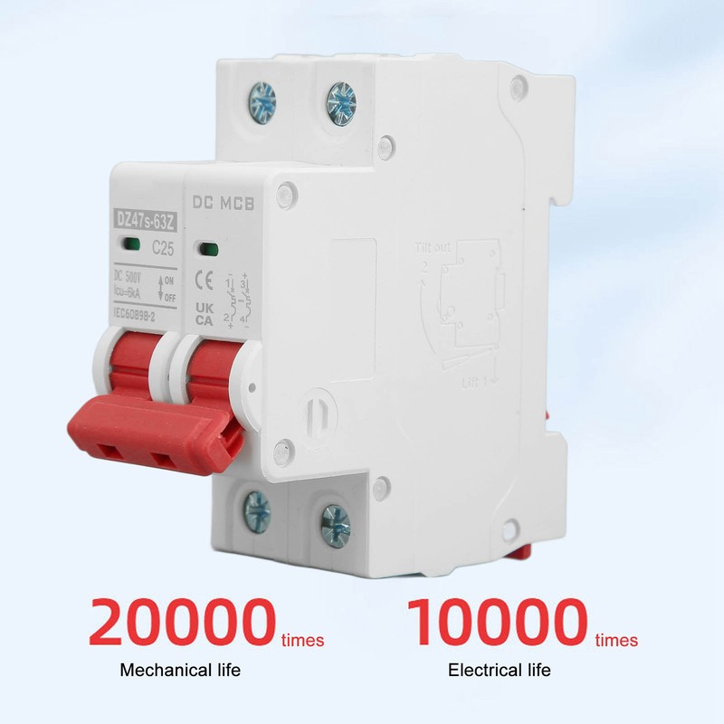 DC Circuit Breaker Overload Protection Magnetic System PV Circuit Breaker