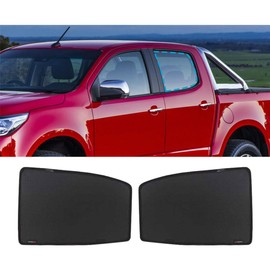 MAX COOL 2PCS Rear Car Window Sun Shades Suitable for Isuzu D-MAX 2nd Gen Suitable for Holden Colorado 2012-2020